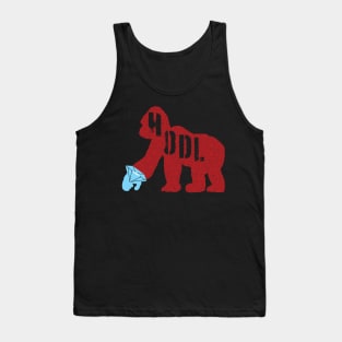 Diamond Hand HODLE Ape Red Version Tank Top